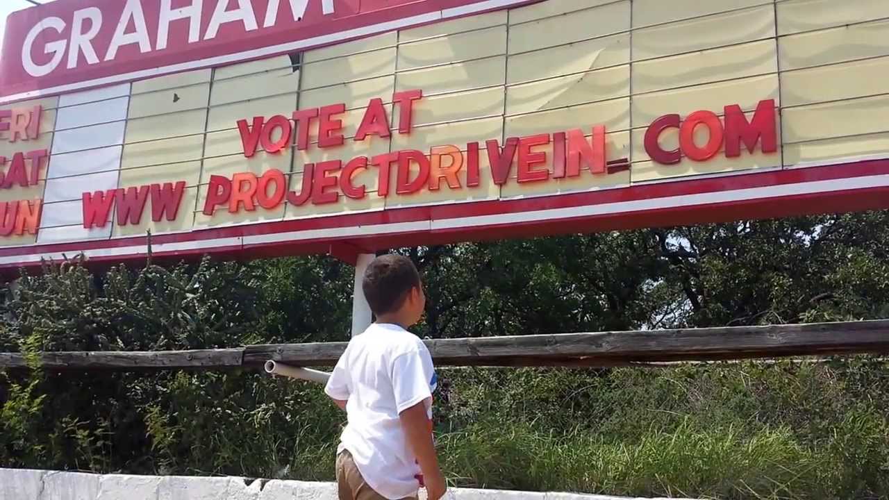 Save Graham, Texas Drive-In! Text Vote30 to 444999