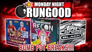 MONDAY NIGHT RUNGOOD - Trading Card Group Breaks | Recon FOTL + Chrome Black + WWE!!! (MNR-6-MNR11)