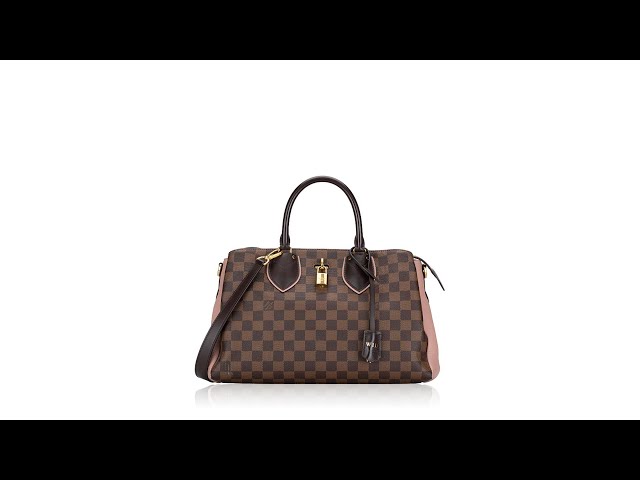 Louis Vuitton Cuir Taurillon Damier Ebene Normandy Pink