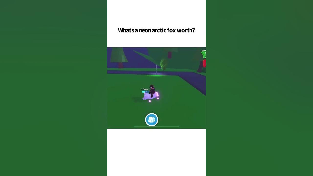 What’s a neon arctic fox worth? 🦊 🥶 #adoptme #shorts #roblox - YouTube