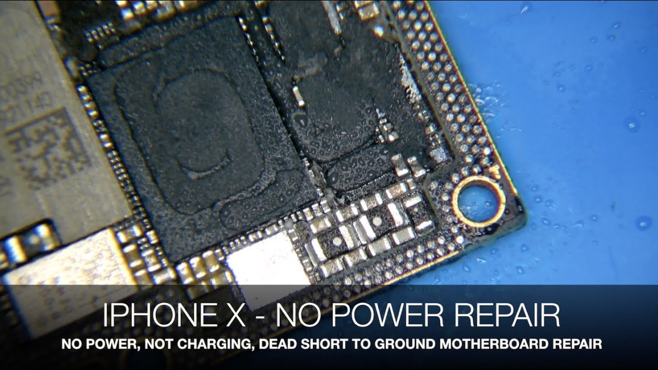 iphone x no power repair - YouTube