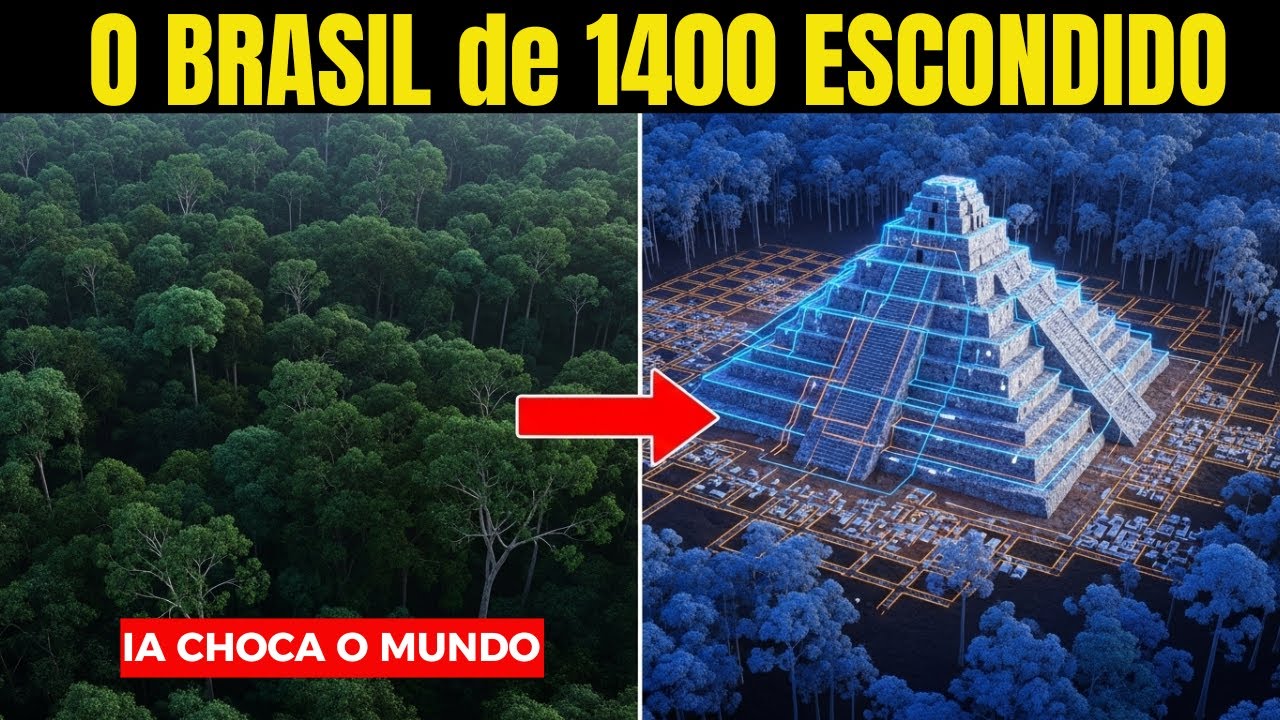 O Brasil escondido debaixo da Amazônia (reconstrução com IA)