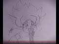 COMO DIBUJAR A GOKU COMIENDO CON LAPIZ