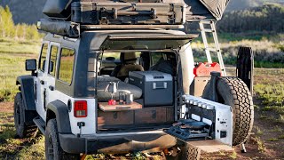 DIY Jeep Bed-Kitchen-Drawer and Overland Set Up