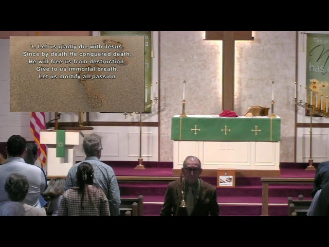 St. Trinity Ev. Lutheran Church Sunday Service August 30 , 2026