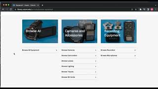 Renting Equipment From the Library Update