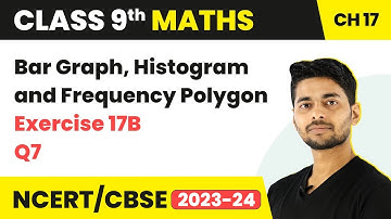 Exercise 17B Question 7 - Bar Graph, Histogram and Frequency Polygon | Class 9 Maths Chapter 17