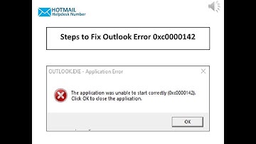 Outlook Error 0xc0000142 | Methods to Resolve 1-888-726-3195