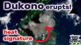 Dukono Volcano Erupts