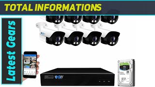 GW Security 8 Channel 4K NVR: The Best Fulltime Color Night Vision Security Camera System