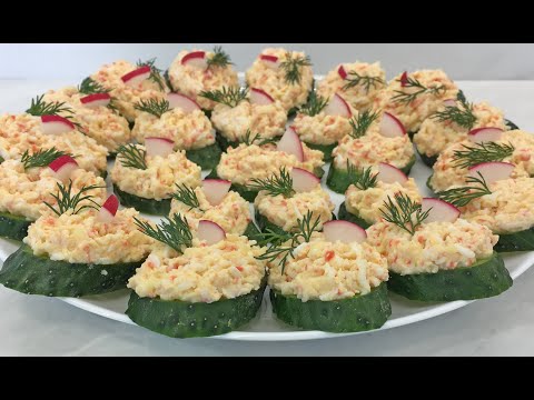 Video: Cucumber Snacks