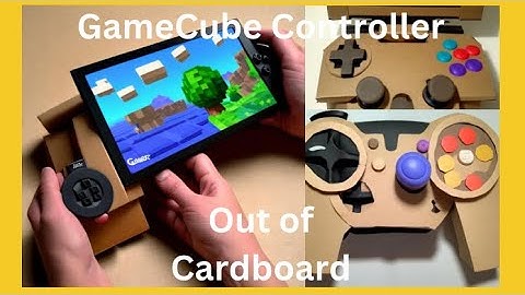 Making a GameCube Controller Out of Cardboard