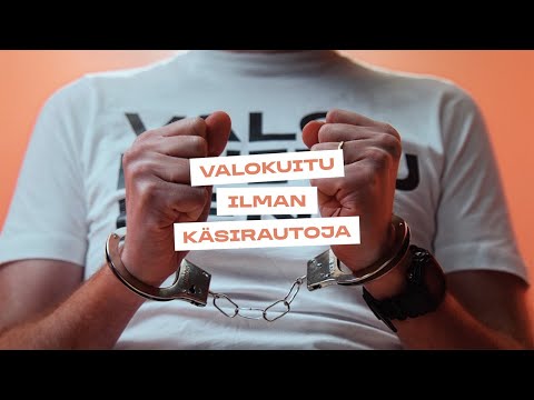 Valokuitunen - valokuitu ilman käsirautoja - video from Valokuitunen