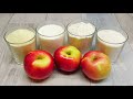 einfaches Apfelkuchen Rezept! 4 Gläser und 3 Äpfel, Rezept mit trockenem Teig #16