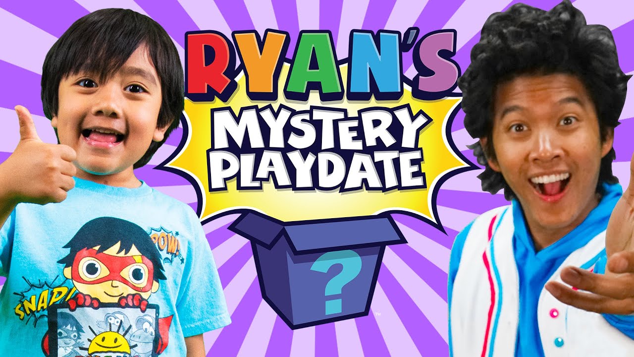Ryan's Mystery Play Day with MarMar Land! Visiting the Ryan's Mystery Playdate TV Show