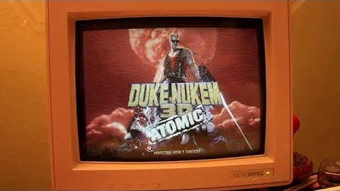 Duke Nukem 3D on Amiga 1200/ACA1233/FPU