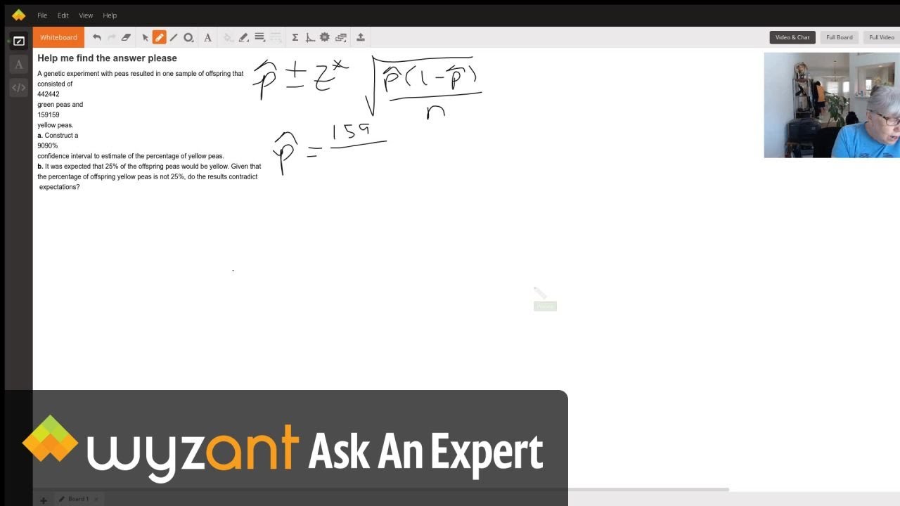 90% confidence interval for a proportion - YouTube