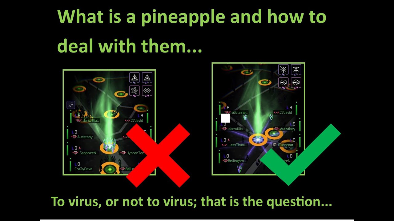 Ingress Tutorial - What is a pineapple and how to deal with them.