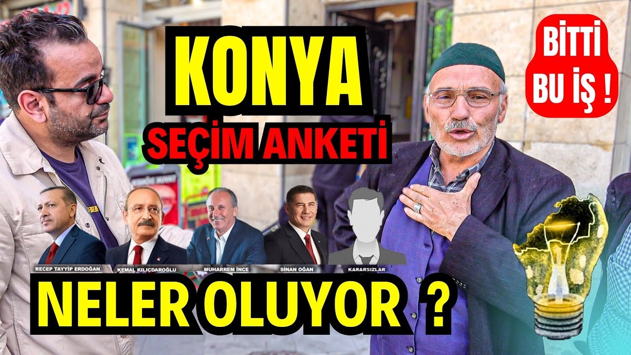 ⁣işte KONYA gerçek seçim anketi ! Gözlerini açıp İYİ İZLESİNLER... ( Röp. yarım kaldı ona rağmen )