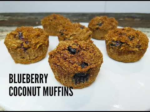 BLUEBERRY COCONUT MUFFINS - CookingwithKarma