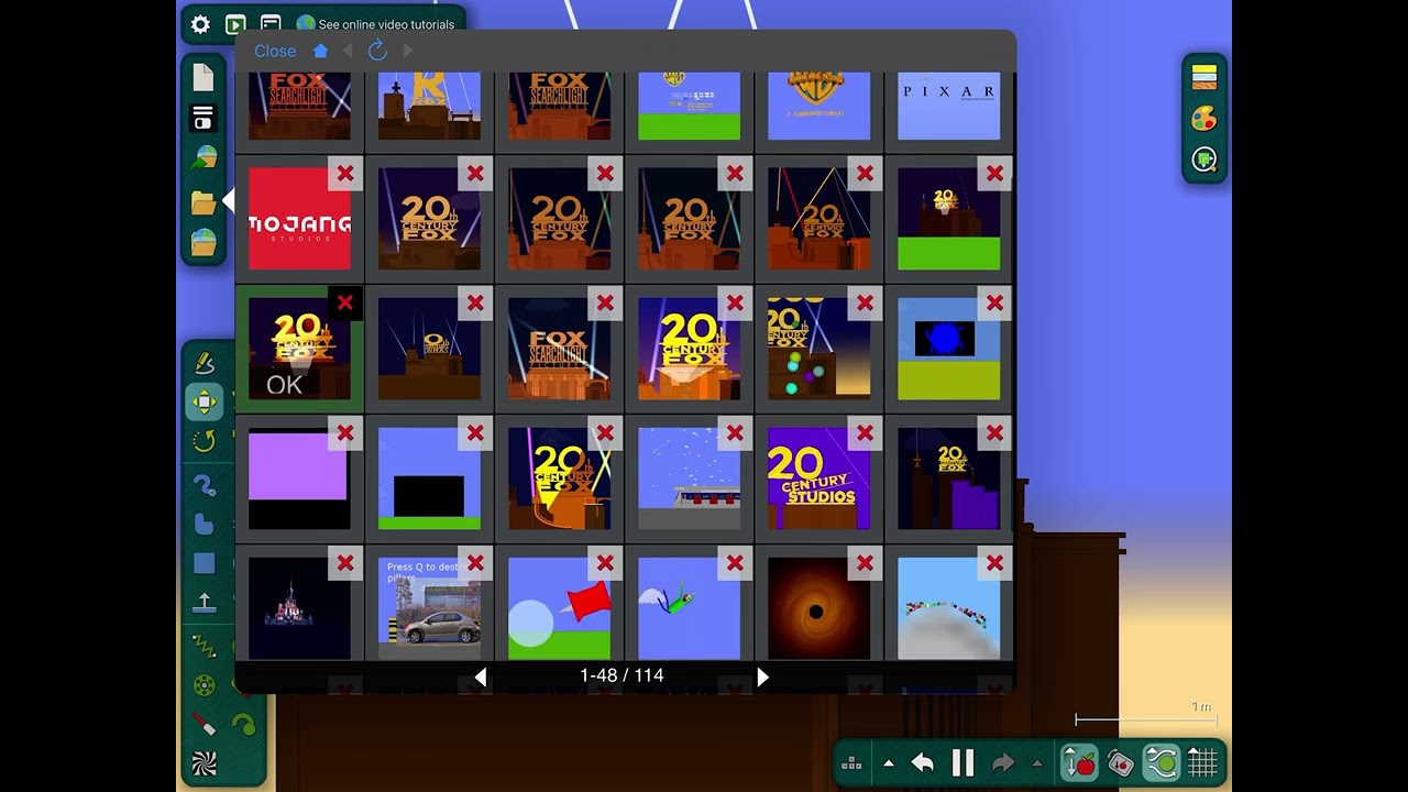 20th century fox bloopers 2 in algodoo