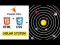 Coding the Cosmos HTML & CSS Solar System Animation