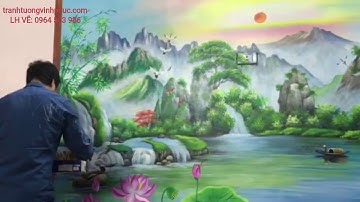 VẼ TRANH 3D RẺ ĐẸP TẠI THÀNH CÔNG - PHỔ YÊN - THÁI NGUYÊN 0964 503 986