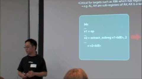 2008 LLVM Developers Meeting - LLVM Register Allocation - 2 of 4