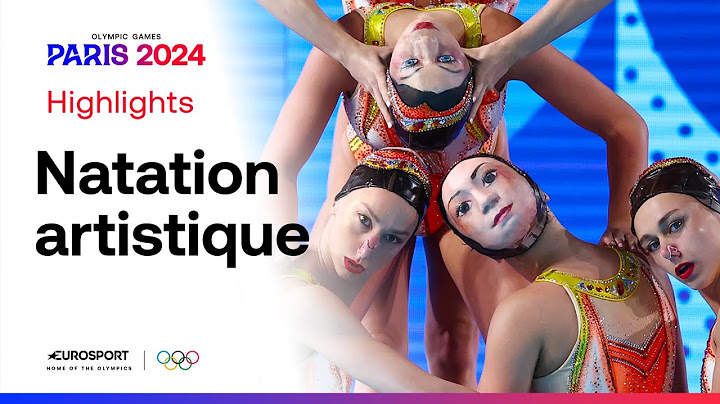 JO PARIS 2024 - HYPNOTISANTES ! Le programme libre des nageuses françaises sur Grand Corps Malade
