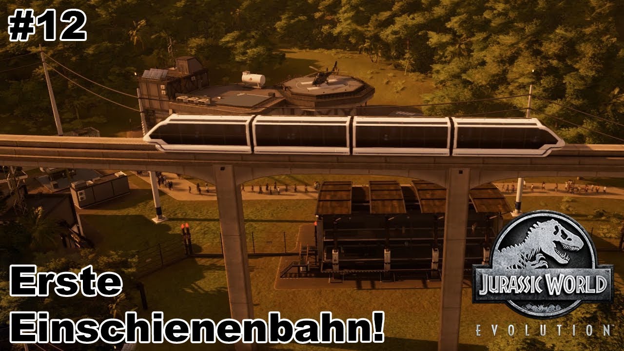 Jurassic World Evolution Deutsch #12 Erste Einschienenbahn | Let's Play ...