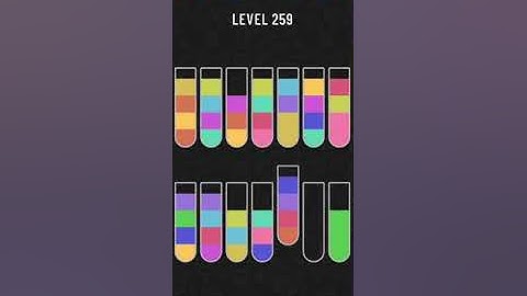 Water Sort Puzzle Level 259 Walkthrough Solution Android/iOS 💦