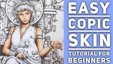 Tutorial: Skin Tone in Copic Markers