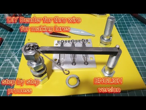 DIY-Steel wire twisting tool - أداة لف الأسلاك الفولاذية -Herramienta de  torsión de alambre de acero 