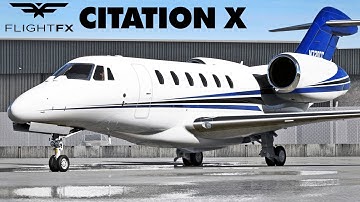 Flying The Citation X in Microsoft Flight Simulator 2024