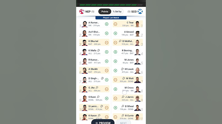 NEP vs SCO ICC CWC LEAGUE 2 ODI. #dream11 #icc #nepal #scotland #cricket #cwc