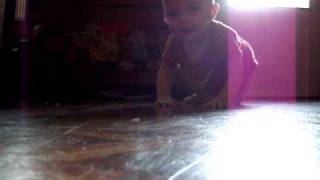 Baby new found ability: Crawling
