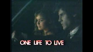 ABC Daytime Love in the Afternoon. One Life to Live promo Blood Moon Killer revealed. Sept 27 1982