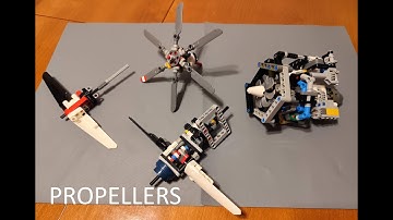 LEGO Technic Propellers and Jet engine for airplanes