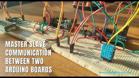 Master Slave communication between two Arduino Boards