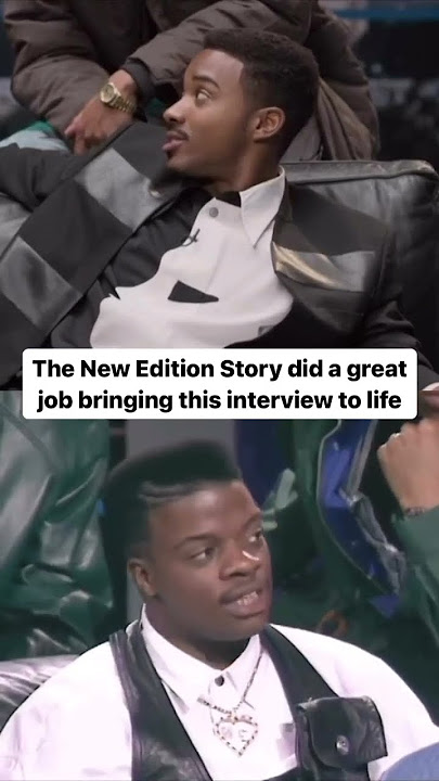 The recreation of this interview on BET was spot on! 🔥 #TheNewEditionStory 🎥: @bobbyxwhitney