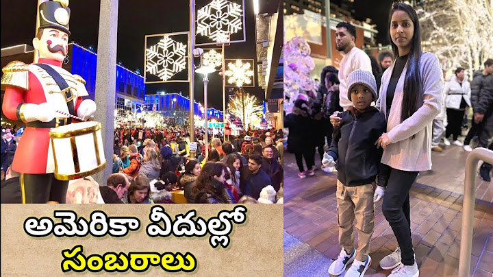 అమెరికలో  కూడా మన డామినేషన్| Cristimas celebrations in Seattle| parade| parade in Seattle|America