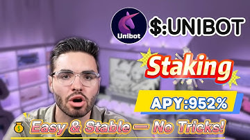 💰 (No-Brainer) Made $500 in 24 Hours! Even Beginners Can Stake UNIBOT for 900%+ Annual Returns! 🔥
