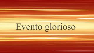 Video thumbnail of "Simiente Escogida - Evento Glorioso (letra)"