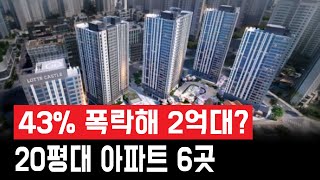 경기도 폭락 TOP 6, 5년 전 가격으로 돌아간 아파트가 있다