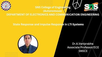 State Response and Impulse Response in LTI Systems