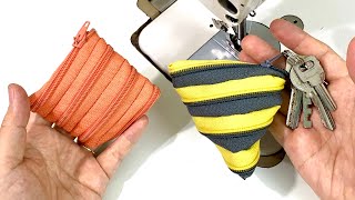 🌸2 ways to sew a hand bag from a zipper