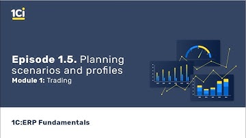 1C:ERP Fundamental Training Course - Trading. Planning scenarios and profiles.  Episode 1.5