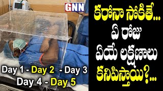 కరోనా సోకితే ఏయే లక్షణాలు కనిపిస్తాయి? | COVID-19 Symptoms Day by Day Detailing | GNN TV Telugu