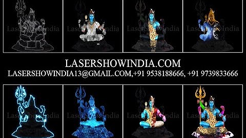 PROJECTION MAPPING ON LORD SHIVA