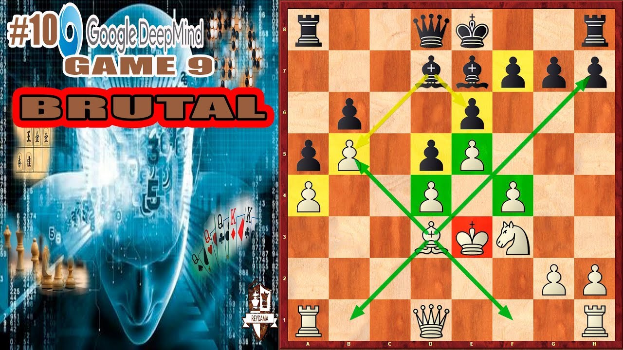 Última partida Brutal  Alpha Zero vs Stockfish Game 9